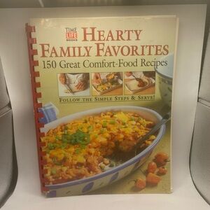 Vintage Time Life Hearty Family Favorites Cookbook.
